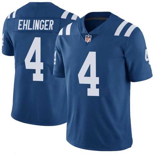 Men & Women & Youth Indianapolis Colts #4 Sam Ehlinger Blue Vapor Untouchable Stitched Jersey->kansas city chiefs->NFL Jersey